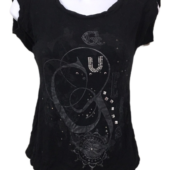 Guess Black Women's Top - Picture 1 of 2